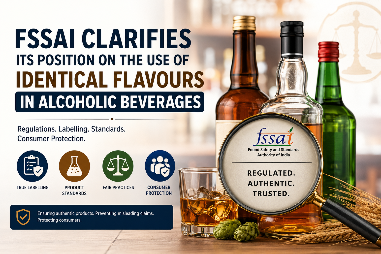 FSSAI on Identical Flavours in Alcoholic Beverages: Rules, Labelling & Enforcement