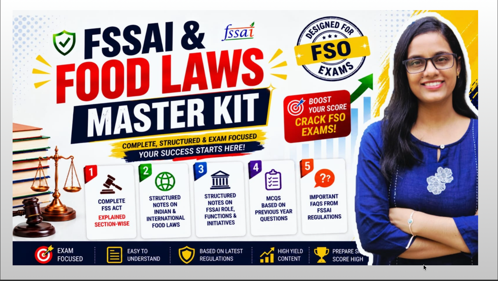 FSSAI and Food Laws Study Kit: For CFSO&State FSO Exams
